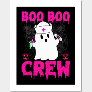 Er Boo Boo Crew Nursing Halloween Gift for Nurse Posters and Art